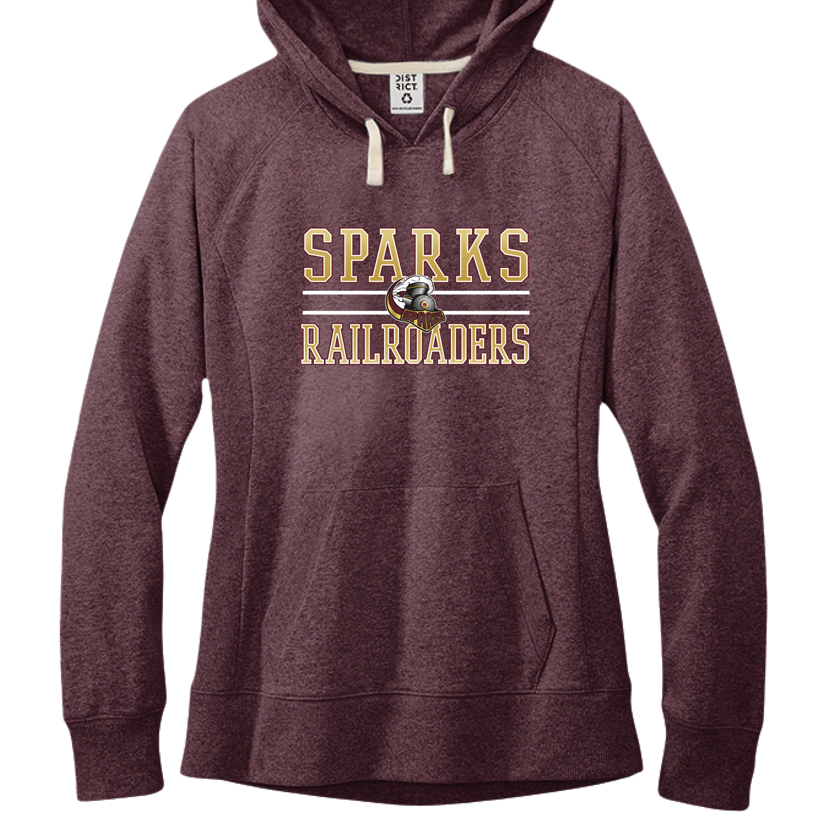 Maroon Heather - FRONT