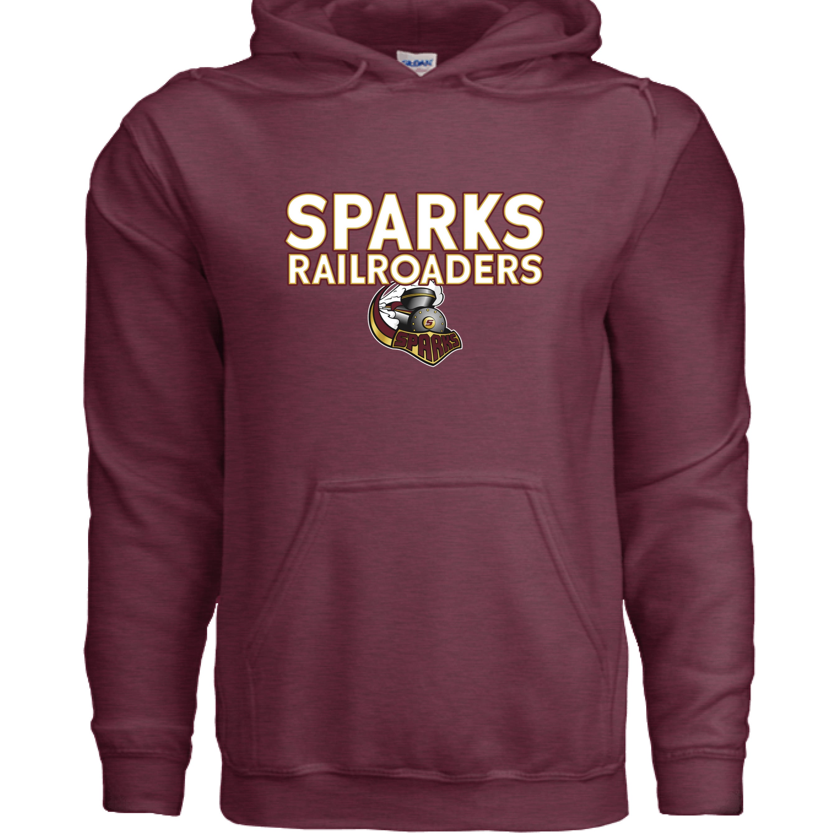 Heather Sport Dark Maroon - FRONT