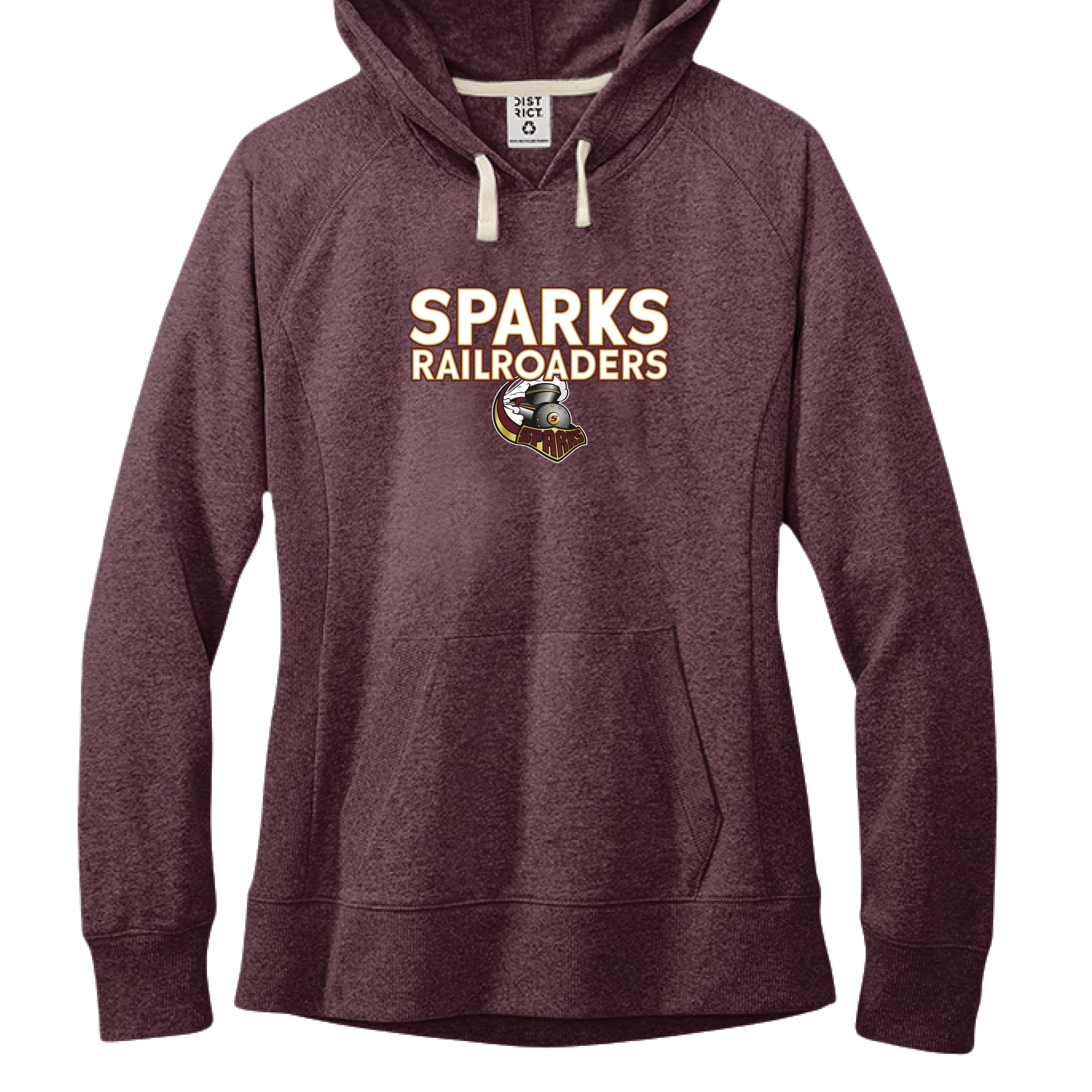 Maroon Heather - FRONT