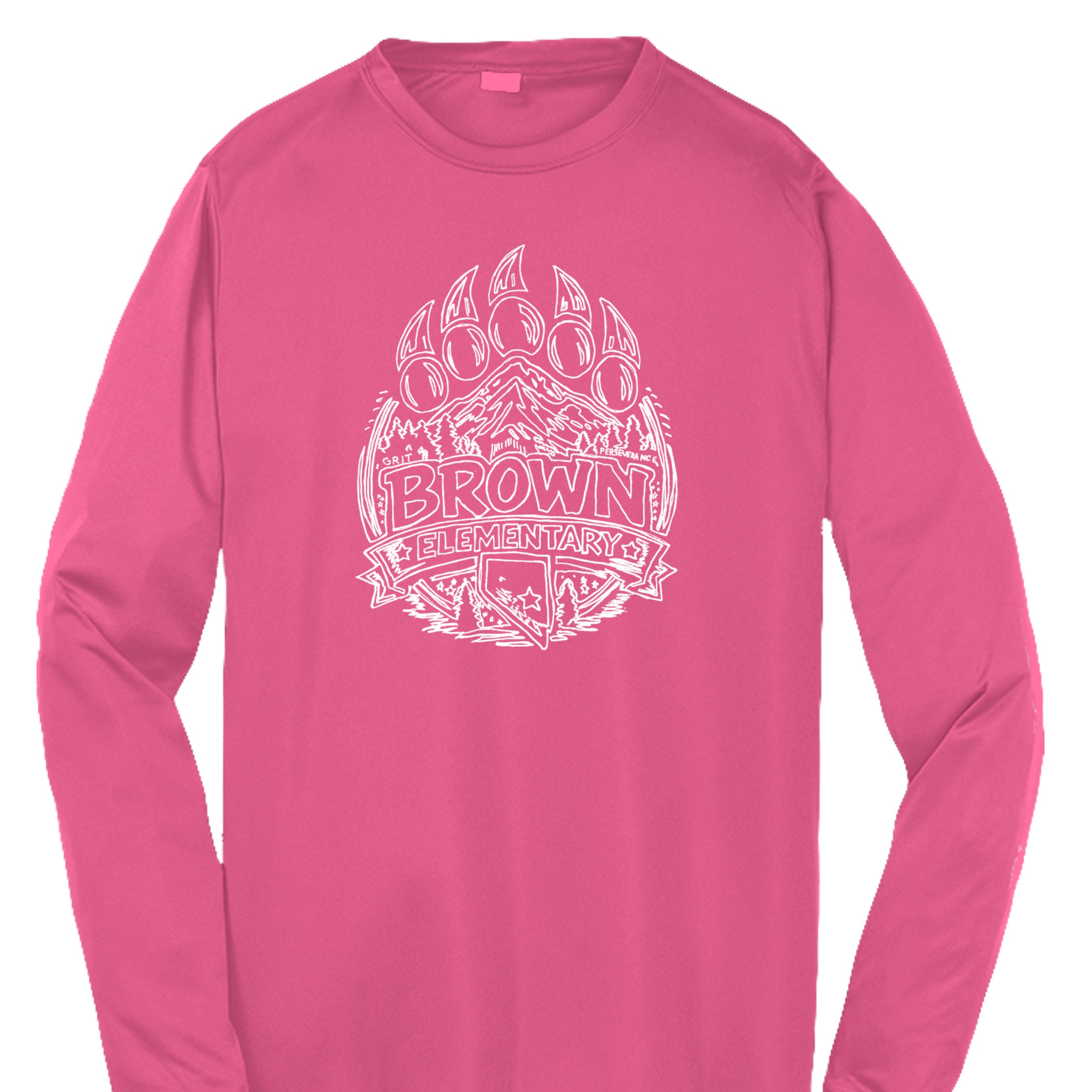 Neon Pink - YST350LS - FRONT
