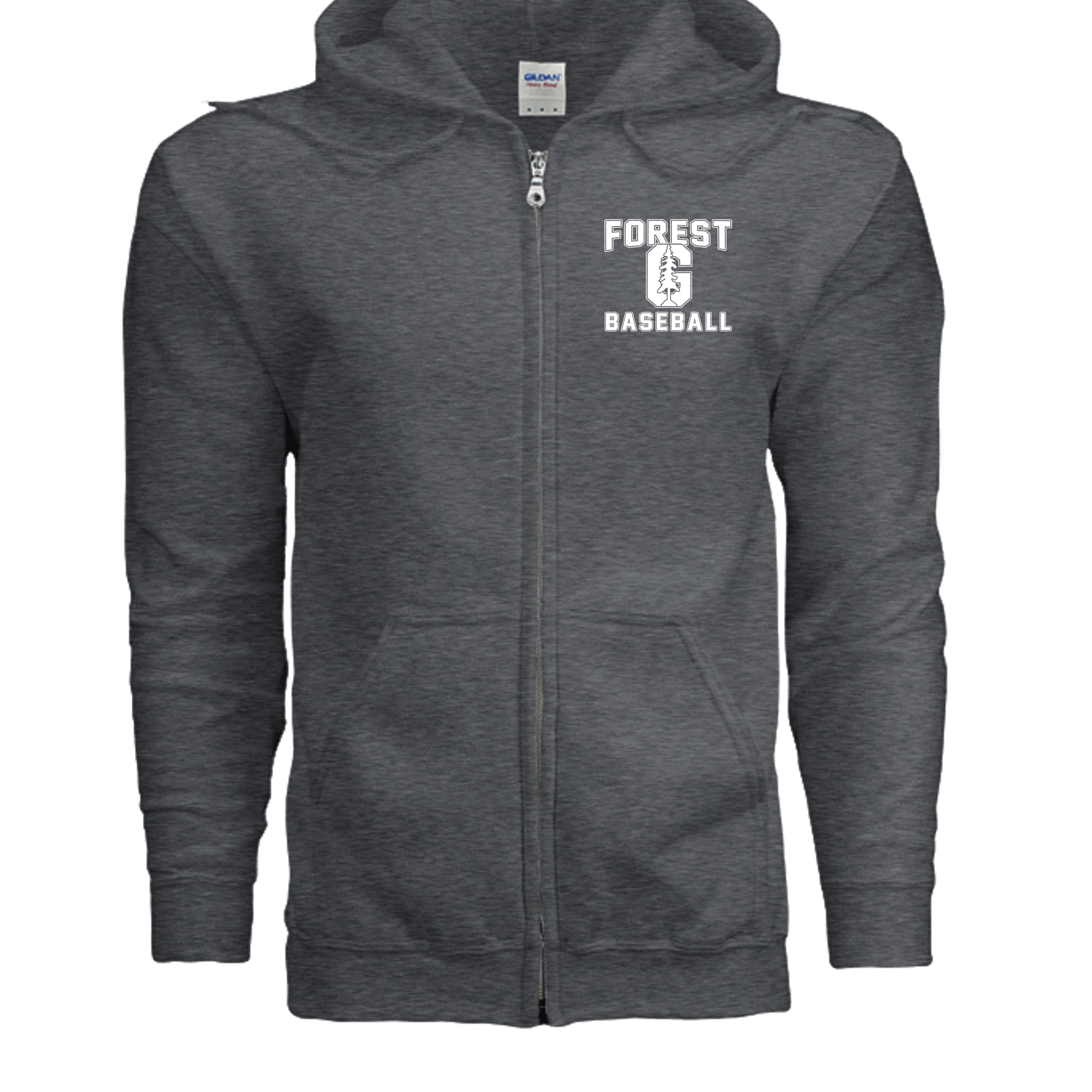 DARK HEATHER - G186 - FRONT