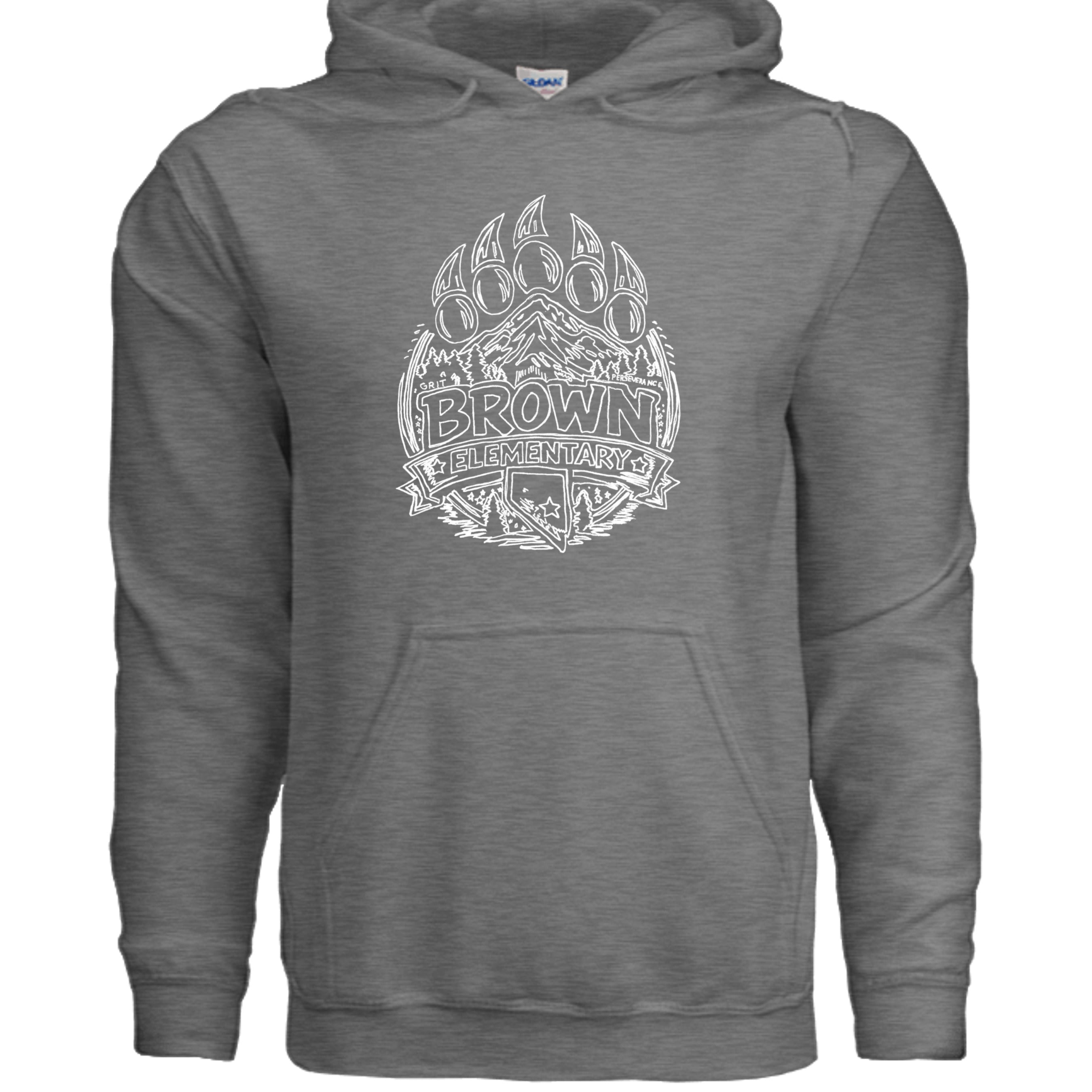 GRAPHITE HEATHER - G185 - FRONT