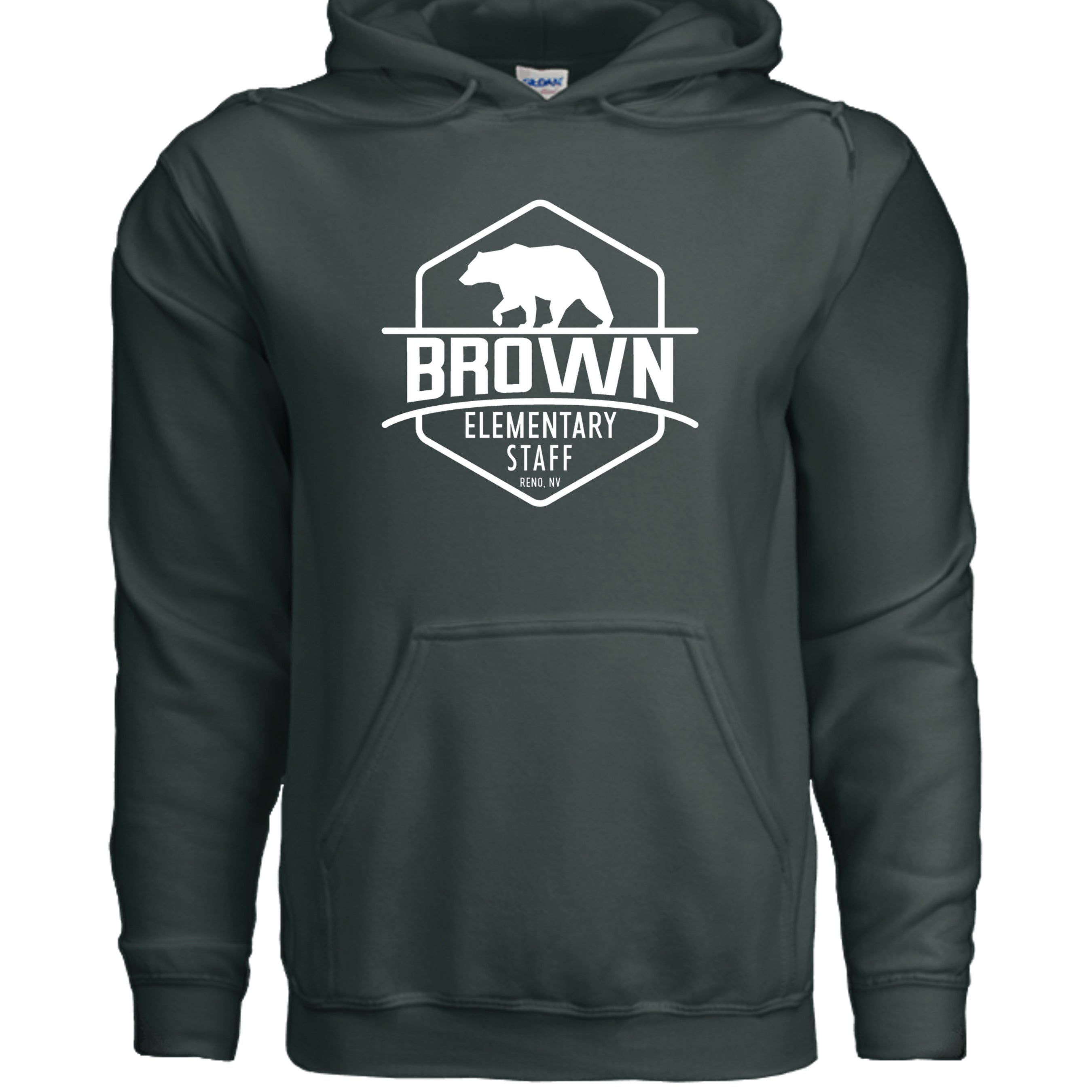 Fan Charcoal Heather - G185 - FRONT