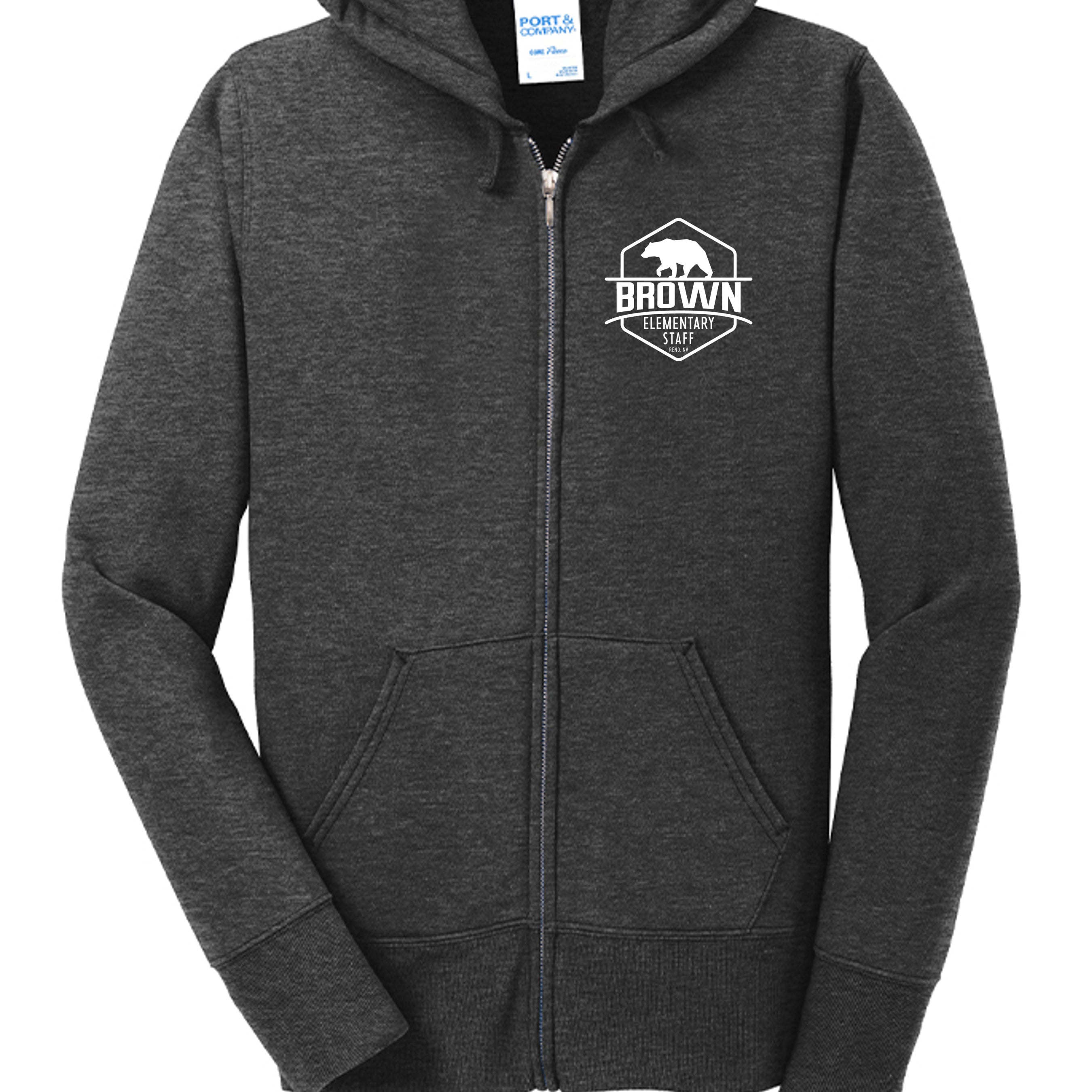 Dark Heather Grey - LPC78ZH - FRONT