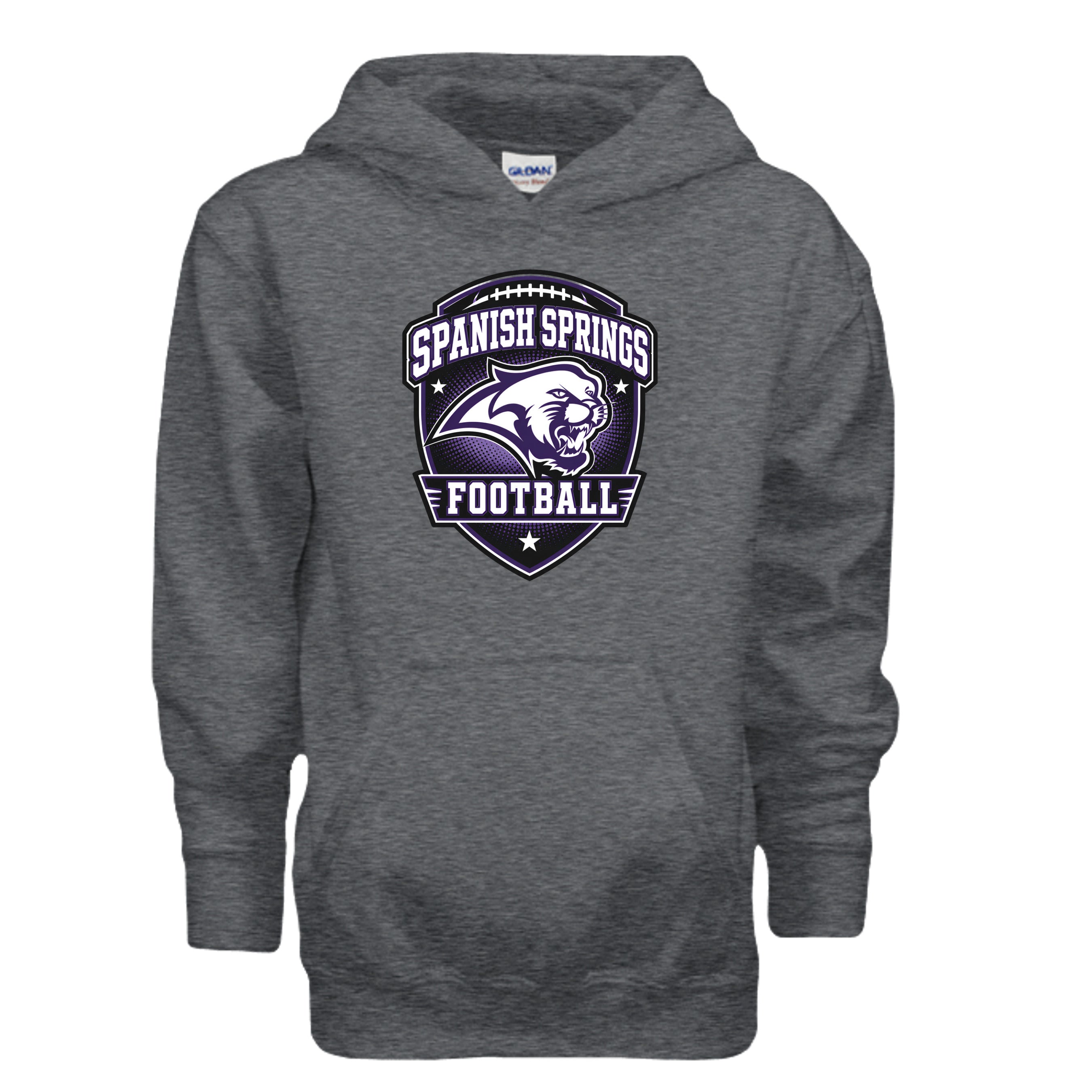 DARK HEATHER - G185B - FRONT