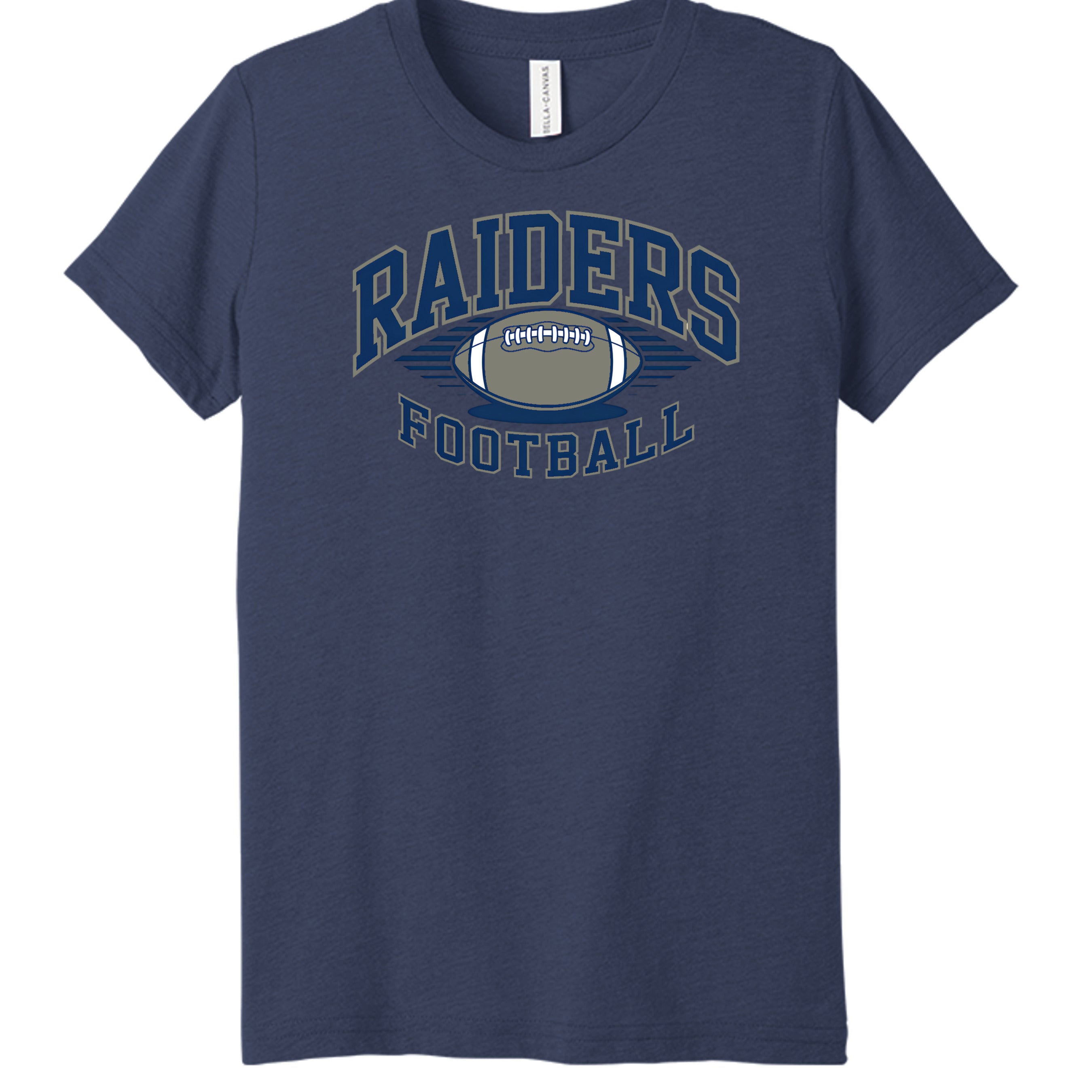 Solid Navy Triblend - 3413Y - FRONT