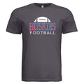 Solid Dark Grey Triblend - 3413C - FRONT