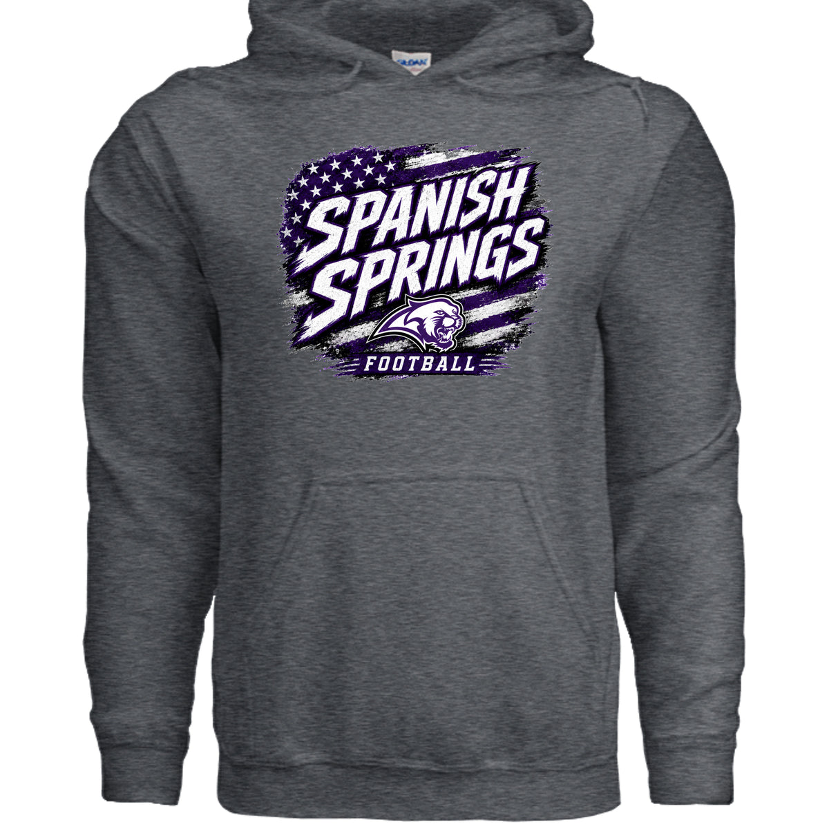 DARK HEATHER - G185 - FRONT