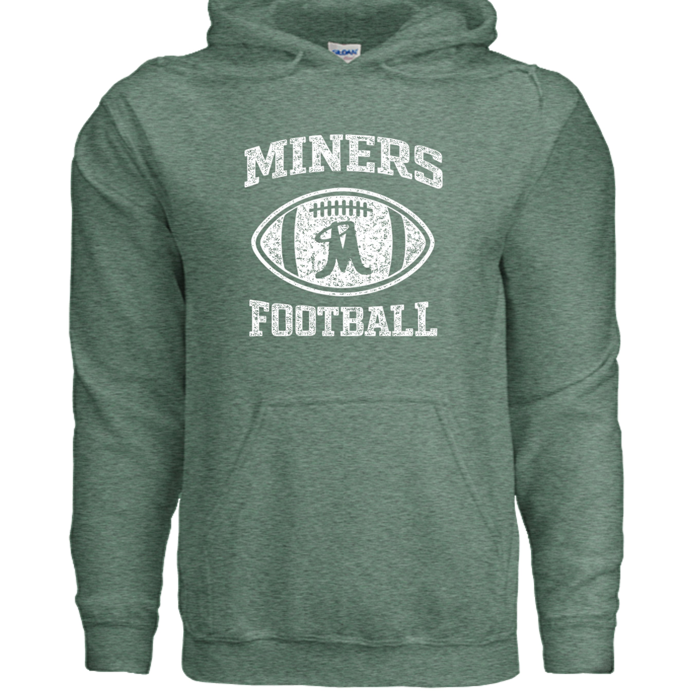 Heather Sport Dark Green - G185 - FRONT